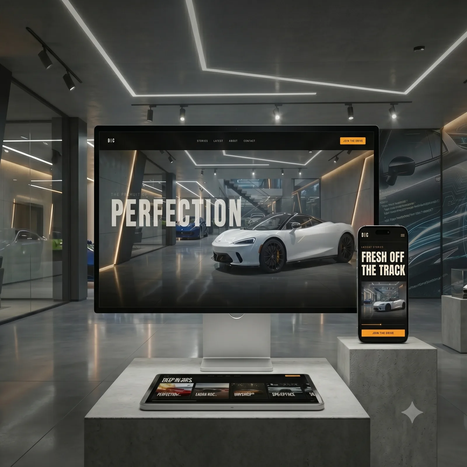 Deep In Cars website