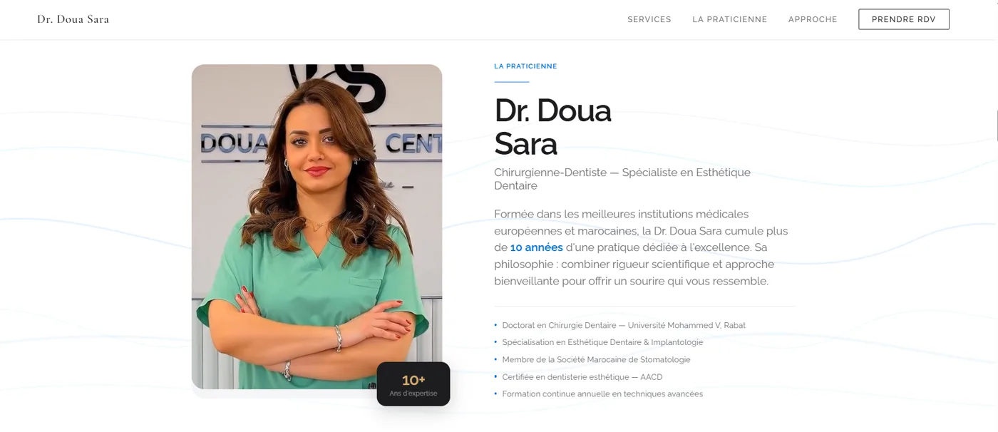 Dr. Doua Sara website